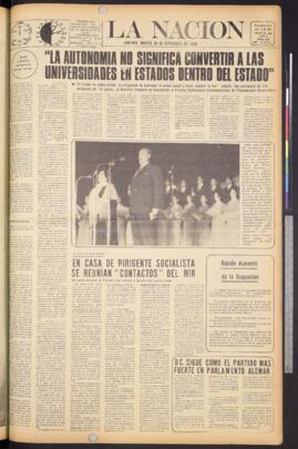 La Nación - 30 de septiembre de 1969