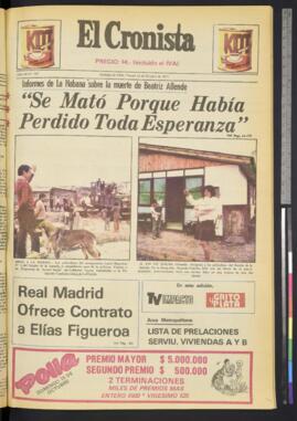 El Cronista - 14 de octubre de 1977