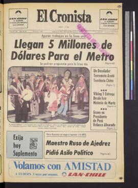 El Cronista - 28 de julio de 1976