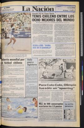 La Nación - 8 de marzo de 1982