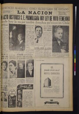 La Nación - 8 de enero de 1949
