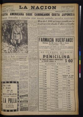 La Nación - 31 de julio de 1945