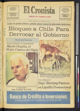El Cronista - 26 de diciembre de 1977