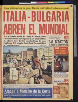 La Nación - 31 de mayo de 1986