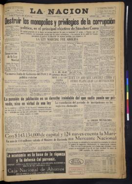 La Nación - 29 de agosto de 1930