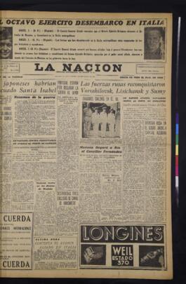 La Nación - 3 de septiembre de 1943