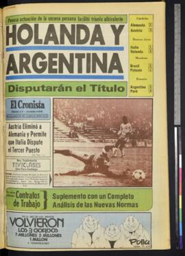 El Cronista - 22 de junio de 1978