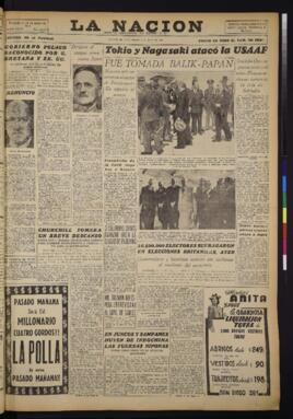 La Nación - 6 de julio de 1945