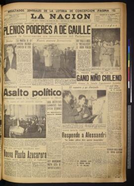 La Nación - 3 de junio de 1958