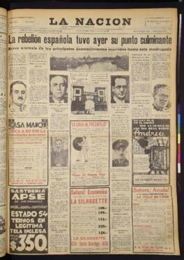La Nación - 21 de julio de 1936