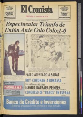 El Cronista - 4 de diciembre de 1977