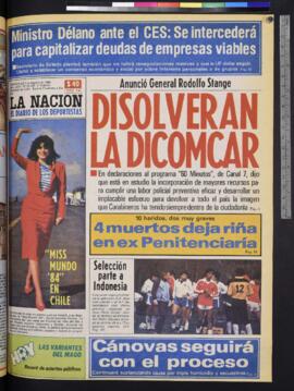 La Nación - 7 de agosto de 1985