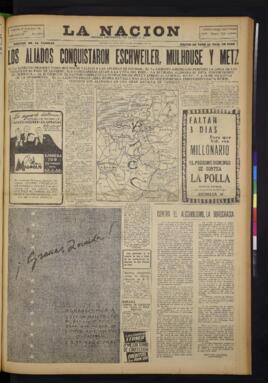 La Nación - 23 de noviembre de 1944