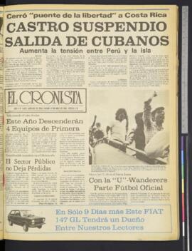 El Cronista - 19 de abril de 1980