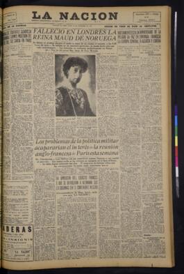 La Nación - 21 de noviembre de 1938