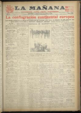 La Mañana - 31 de agosto de 1914