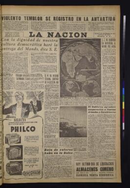 La Nación - 6 de septiembre de 1952