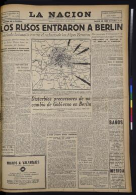 La Nación - 22 de abril de 1945