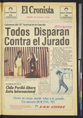 El Cronista - 9 de febrero de 1977