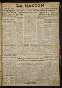 La Nación - 21 de marzo de 1938