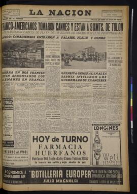 La Nación - 17 de agosto de 1944