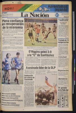La Nación - 11 de abril de 1983