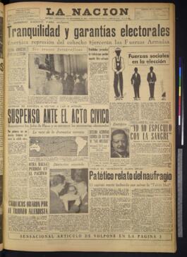 La Nación - 3 de septiembre de 1958