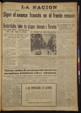 La Nación - 10 de septiembre de 1939