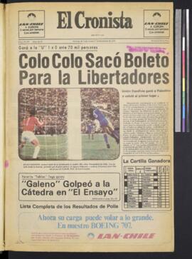El Cronista - 1 de noviembre de 1976