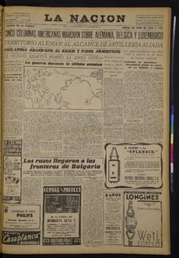 La Nación - 3 de septiembre de 1944