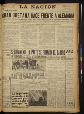 La Nación - 23 de agosto de 1939