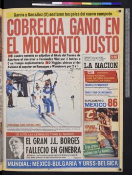 La Nación - 15 de junio de 1986