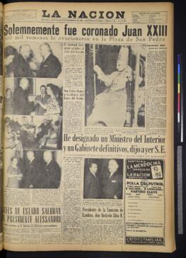 La Nación - 5 de noviembre de 1958
