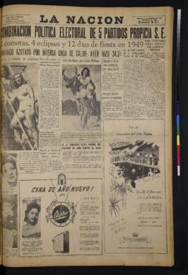 La Nación - 31 de diciembre de 1948
