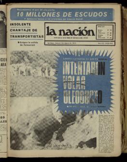 La Nación - 2 de agosto de 1973
