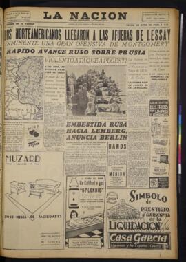 La Nación - 16 de julio de 1944