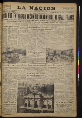 La Nación - 29 de marzo de 1939