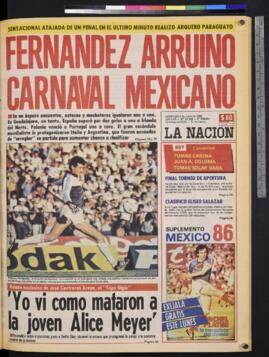 La Nación - 8 de junio de 1986