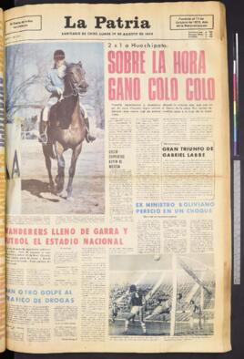 La Patria - 19 de agosto de 1974