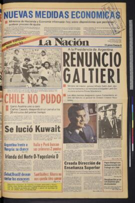 La Nación - 18 de junio de 1982