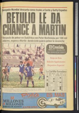 El Cronista - 13 de agosto de 1979