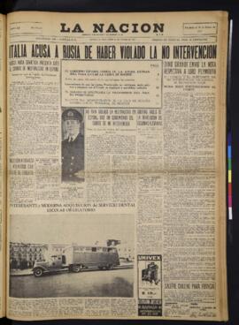 La Nación - 29 de octubre de 1936