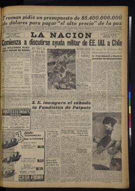 La Nación - 22 de enero de 1952