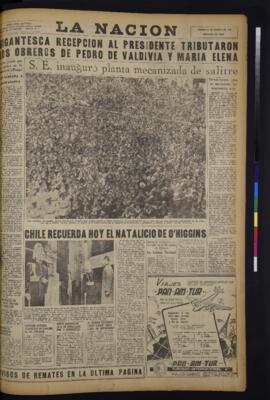 La Nación - 20 de agosto de 1948