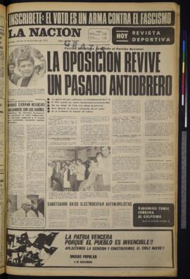 La Nación - 31 de octubre de 1972