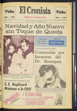 El Cronista - 20 de diciembre de 1977