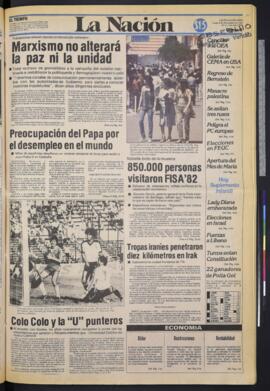 La Nación - 8 de noviembre de 1982