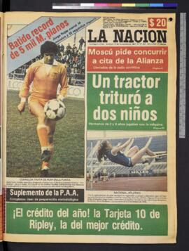 La Nación - 13 de noviembre de 1983