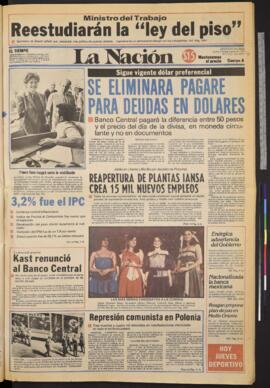 La Nación - 2 de septiembre de 1982