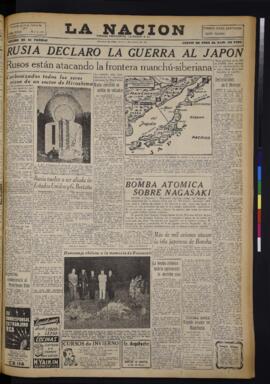 La Nación - 9 de agosto de 1945